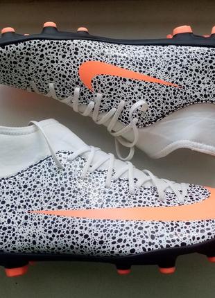 29см.бутси nike high mercurial superfly club cr7 fg/mg cz5901-180(оригинал)3 фото