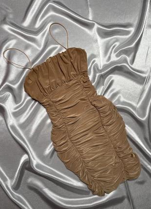 Шоколадна сукня в збірку xxs