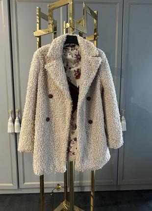 Женское плюшевое пальто