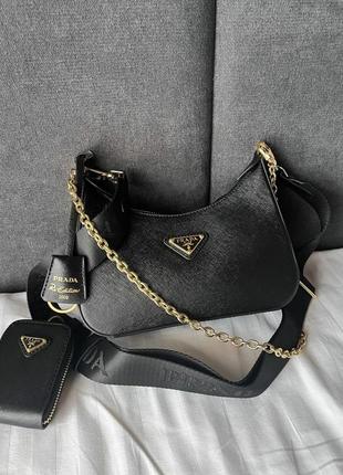 Prada leather black  gi5125