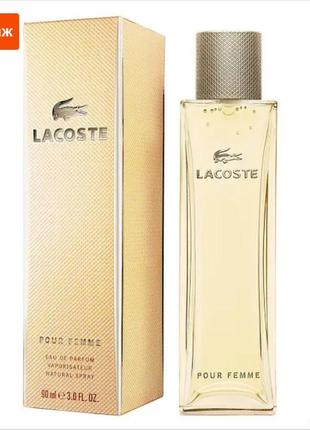 Женская парфюмированная вода lacoste pour femme (лакоста пурпур фамм ) 90 мл