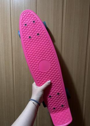 Скейт розовый