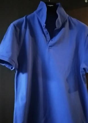 Поло тениска шведка синяя m- l