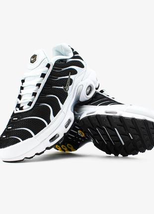 Мужские кроссовки nike air max plus tn white black 41-42-43-44-45