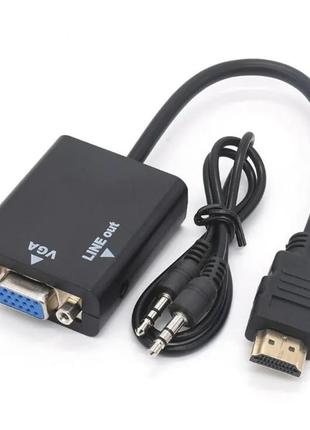 Vga hdmi адаптер преобразователь сигнала