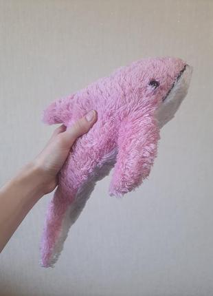 Акула розовая детская игрушка
