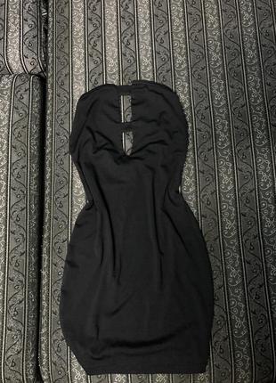 Платье мини черная облегающая размер хс-с shein