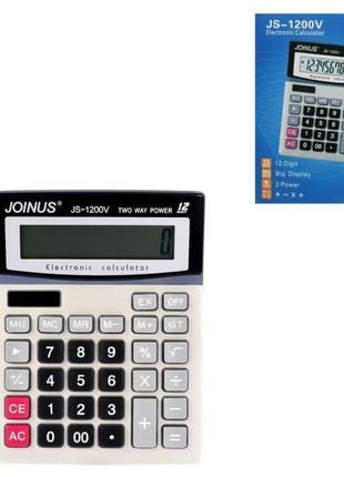 1200 js/v калькулятор joinus, 2 різновиди батареї, 12 кнопок із цифрами, у коробці