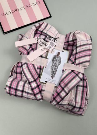 Фланелева піжама victoria’s secret вікторія сікрет тепла пижама оригінал