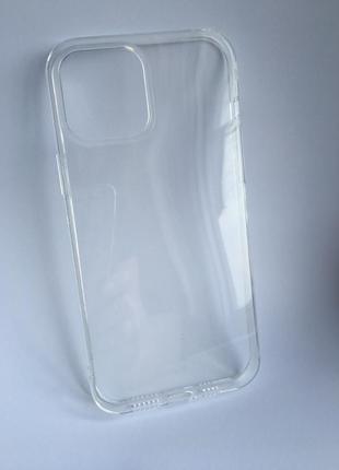 Прозорий силіконовий чохол для iphone 12 pro max