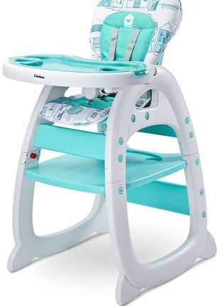 Стільчик-трансформер для годування caretero homee mint1 фото