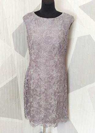 Сукня мереживна, плаття міді відомого люксового бренду lauren ralph lauren