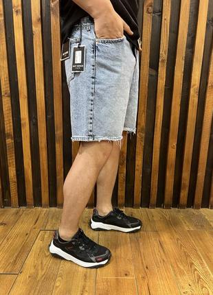 Мужские классические летние джинсовые шорты