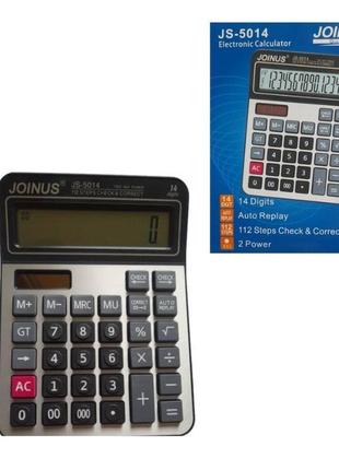 5014  js  калькулятор joinus, 2 источника питания, в коробке