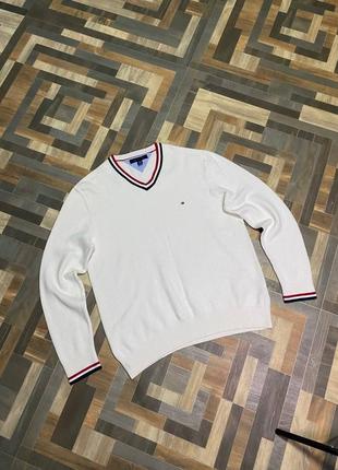 Оригинальный мужской свитер tommy hilfiger box logo