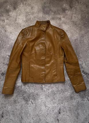 Вінтажна шкіряна куртка dolce gabbana