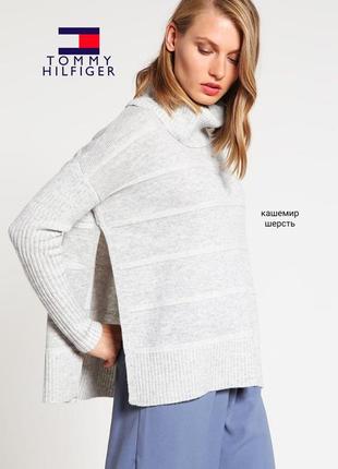 Tommyhilfiger светр із розрізами зі змішаного кашеміру та вовни, оригінал.