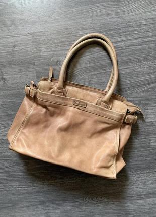 Кожаная сумка bull &amp; hunt handbag