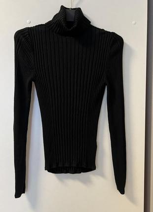 Водолазка гольф в рубчик 2