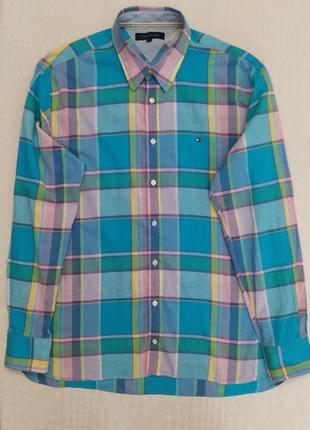 Рубашка, от tommy hilfiger, в клетку