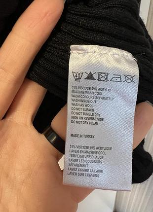 Водолазка гольф в рубчик 4