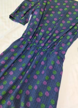 Легкое платье в горошек6 фото