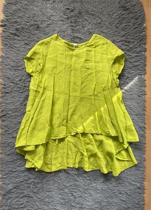 Интересная блузка из льна в стиле oska