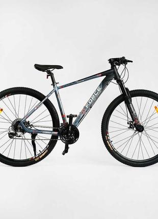 Велосипед спортивный corso “x-force” 29" xr-29047 (1) рама алюминиевая 19``, оборудование shimano altus, 24