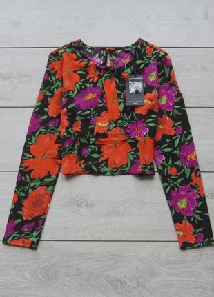 Новая красивая блуза топ в цветочный принт от brave soul