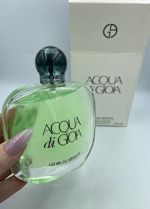 Тестер armani acqua di gioia 100мл