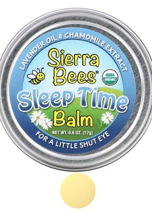 Sierra bees бальзам для спокійного сну лаванда та ромашка 17 г заспокійливий засіб олія mbe-01405