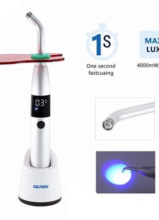 Металлическая стоматологическая фотополимерная лампа 4000мвт 1sec для засветки композита