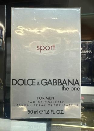 Dolce gabbana the one sport for men 50мл