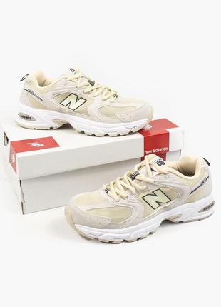 Женские кроссовки new balance 530 beige 1950 беланс бежевого цвета