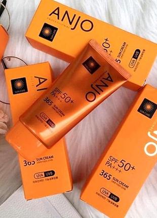 Anjo professional 365 sun cream 70g spf50 увлажняющий солнцезащитный крем2 фото