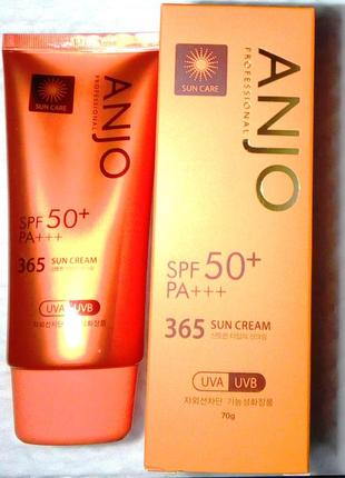 Anjo professional 365 sun cream 70g spf50 зволожуючий сонцезахисний крем3 фото