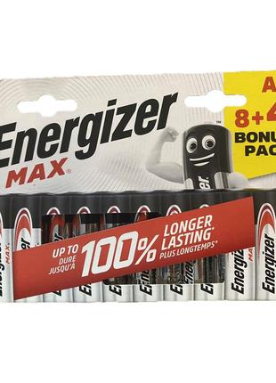 Батарейка energizer aa max уп. ціна за 12 шт