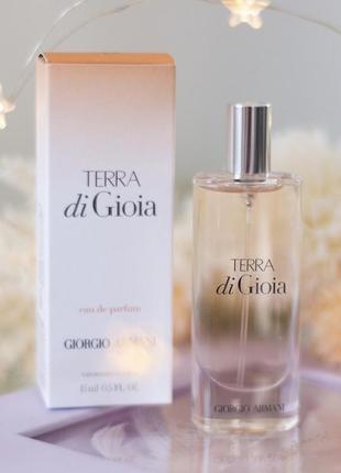 Оригинальный giorgio armani terra di gioia 15 ml (армани терра ) edp парфюмированная вода