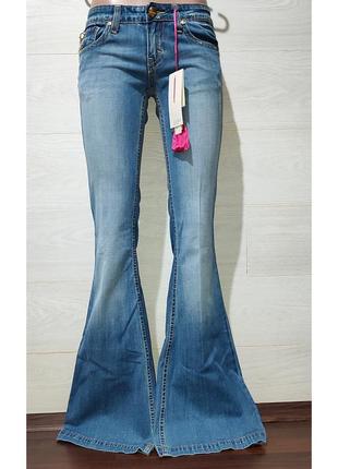 Новые фирменные джинсы клеш палаццо брюки штаны