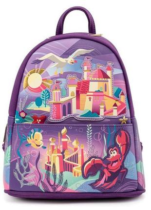 Рюкзак loungefly disney ariel castle collection mini (wdbk1749)