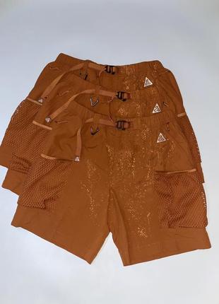Новые мужские карго шорты nike acg snowgrass s/m/lс/м/л