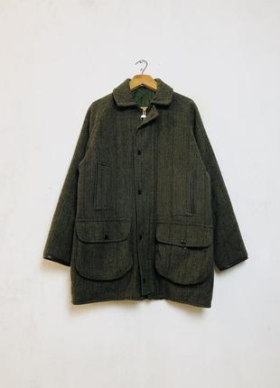 Brook taverner vintage tweed винтажная твидовая куртка в стиле barbour harris tweed