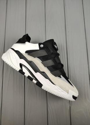 Чоловічі кросівки adidas niteball black white