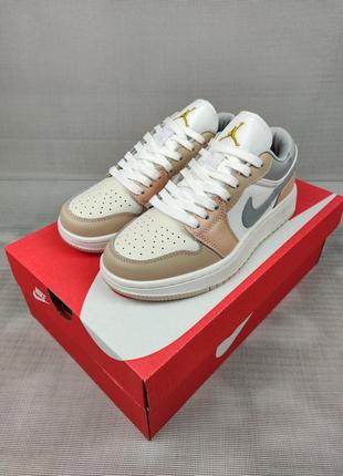 Кросівки жіночі підліткові nike air jordan 1 low milan 36-41