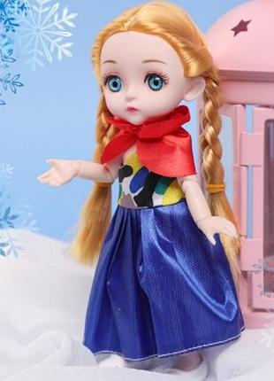 Шарнірна лялька bjd автора 16 см ганна холодне серце frozen
