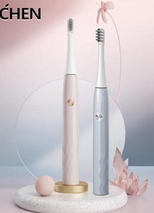 Електрична звукова зубна щітка enchen t501 by xiaomi рожева