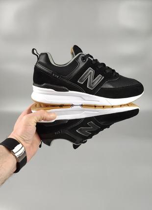 Кросівки чоловічі new balance 574 sport black