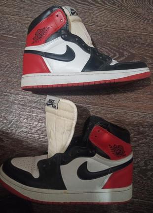 Nike air jordan retro 1 red1 фото