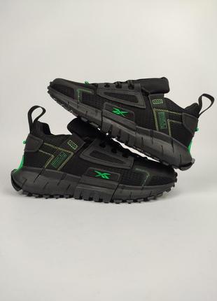 Мужские кроссовки reebok zig kinetica edge black green