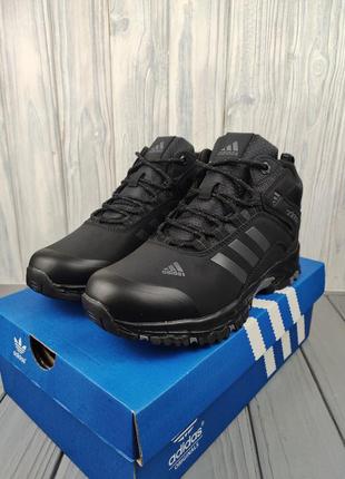 Кросівки чоловічі adidas climaproof high winter black gray